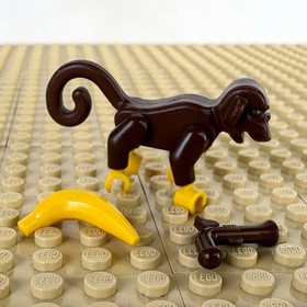 LEGO Pirates 1: Monkey, PISTOL, BANANA 2550c01, 6273, ROCK ISLAND REFUGE, 1991