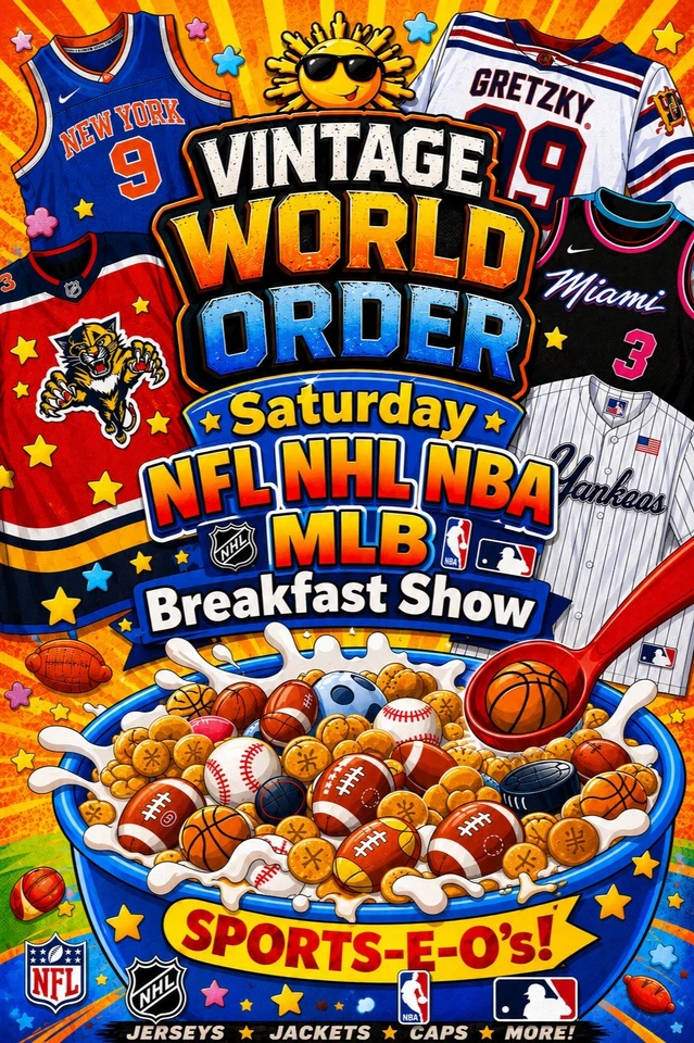 SATURDAY MORNING NHL NFL NBA MLB BREAKFAST SHOW