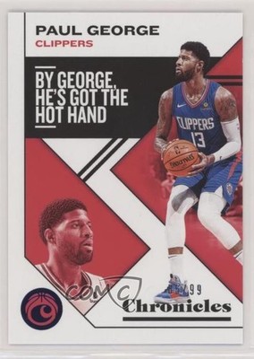 2019-20 Panini Chronicles Blue 65/99 Paul George #50 pe8