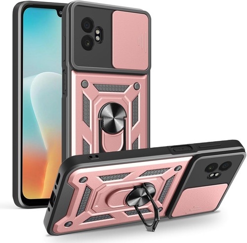 Funda para teléfono con soporte de anillo blindado a prueba de golpes para Samsung Galaxy XCover 7/7 Pro - Imagen 4 de 20