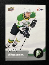 21-22 UD CHL Hockey RC Stars 308 Luke Evangelista