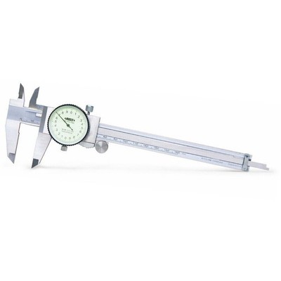 Insize 1311-200A Dial Caliper Shock Proof Range 0-200mm Graduation 0,01mm