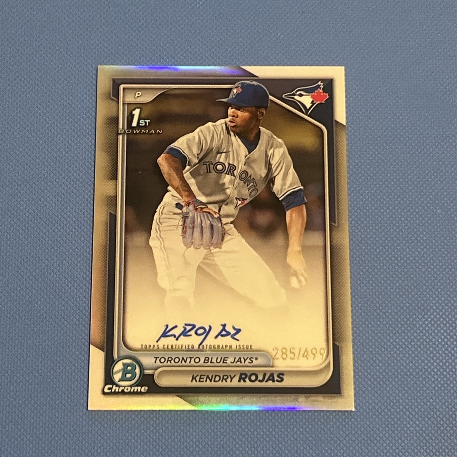 2024 Bowman Chrome - Kendry Rojas 1st Bowman Chrome Auto Refractor /499 #CPA-KR