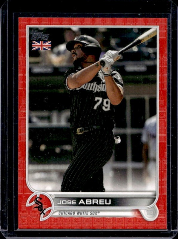 2022 Topps UK Edition Jose Abreu Big Ben #/99 White Sox
