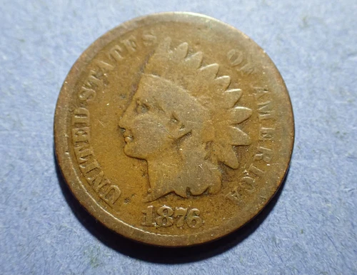 1876 Indian Cent  Good