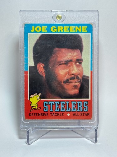 Joe Greene Rookie Card 1971 Topps RC (HOF) Pittsburgh Steelers #245 - Bild 1 von 2