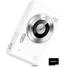 Digital , for , UHD 4K 48MP Point and Shoot Digital Cameras with 64GB SD Card...