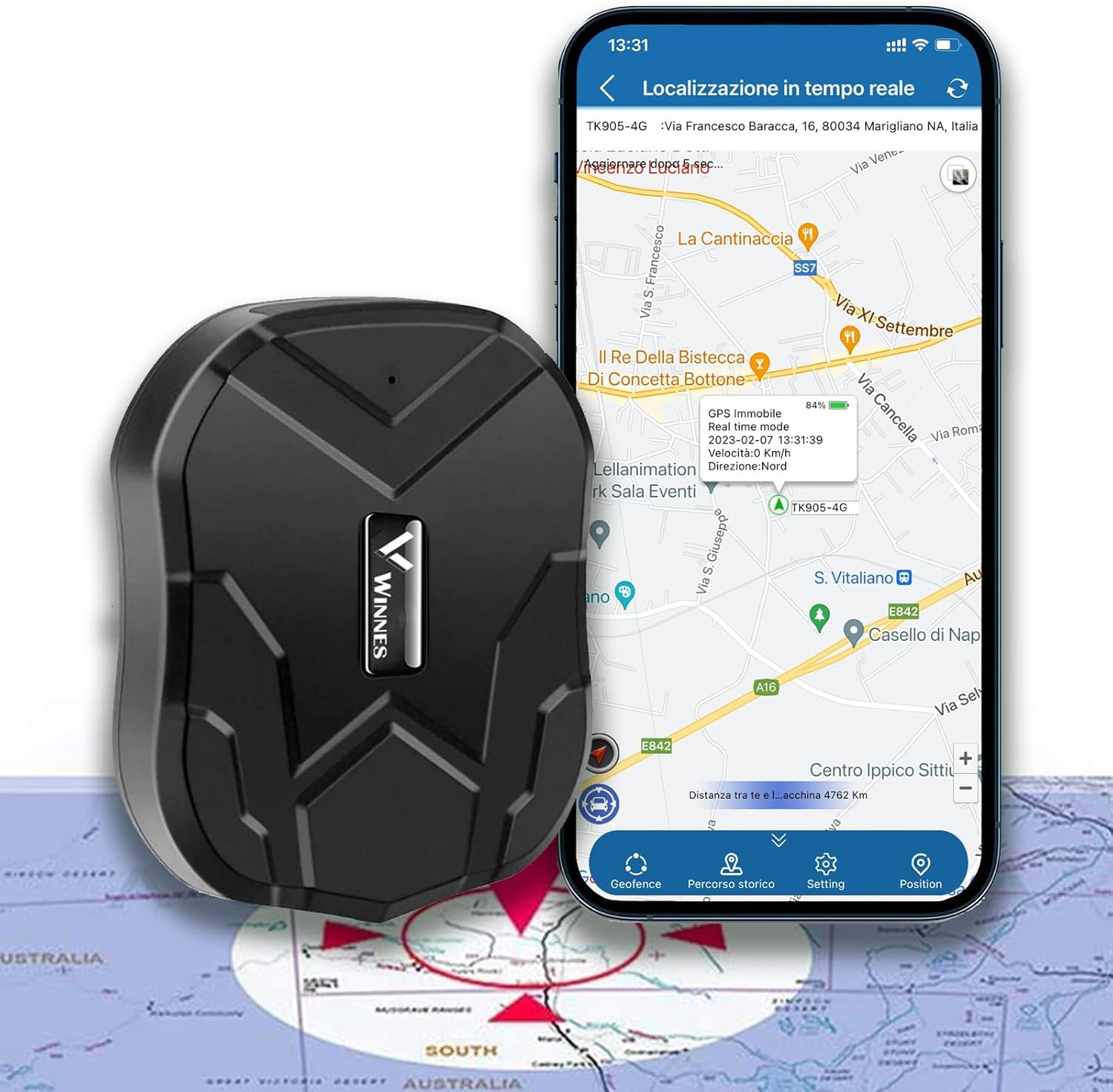 OFFERTA Localizzatore GPS Auto - Antifurto Magnetico Professionale