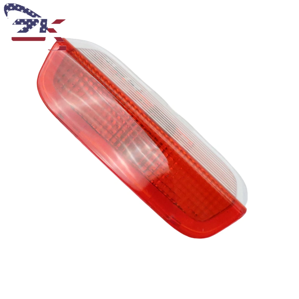 Luz de advertencia de puerta reflector lente roja lámpara de cortesía para Volkswagen VW 1K0947411A Foto 2 de 4
