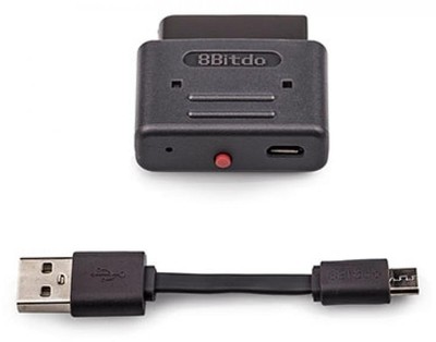 8BitDo Retro Receiver, SNES, Kompatibel mit PS3/PS4/Wii Controller, Bluetooth,