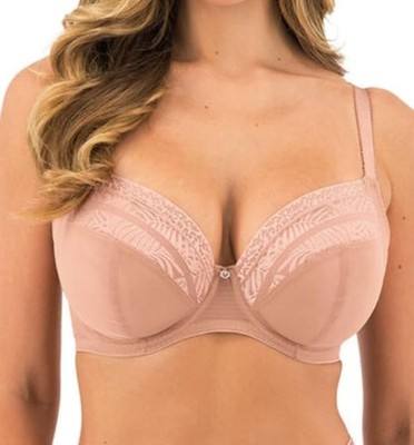 Fantasie Devote Bra Size 32F Cafe Au Lait Beige Side Support Full Cup 102436 New