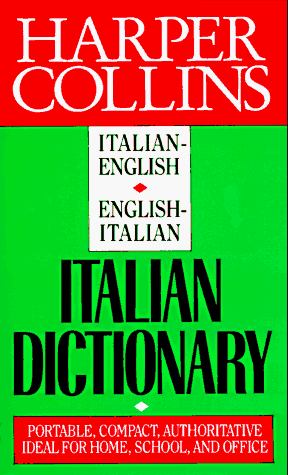 ITALIAN DICTIONARY: ITALIAN ENGLISH ENGLISH ITALIAN By Henry H. Collins VG - Picture 1 of 1