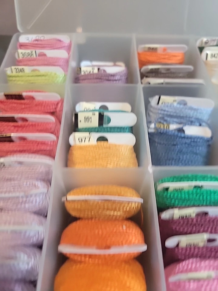 Hilo de algodón perla DMC varios 57 colores mezclados Foto 4 de 4