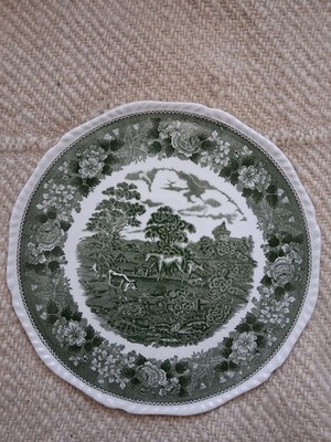 Vintage Adams ''English Scenic'' Großer Servierteller/Tortenteller