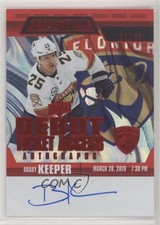 2019-20 Credentials Debut Ticket Access Autos Red /65 Brady Keeper Auto 8tn