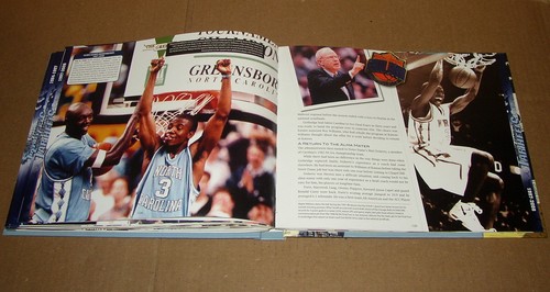 University of NC UNC Tar Heels Basketball Vault Memorabilia History Book Set EXC - Picture 21 of 24