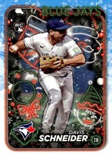 2024 Topps Holiday #H132 Davis Schneider