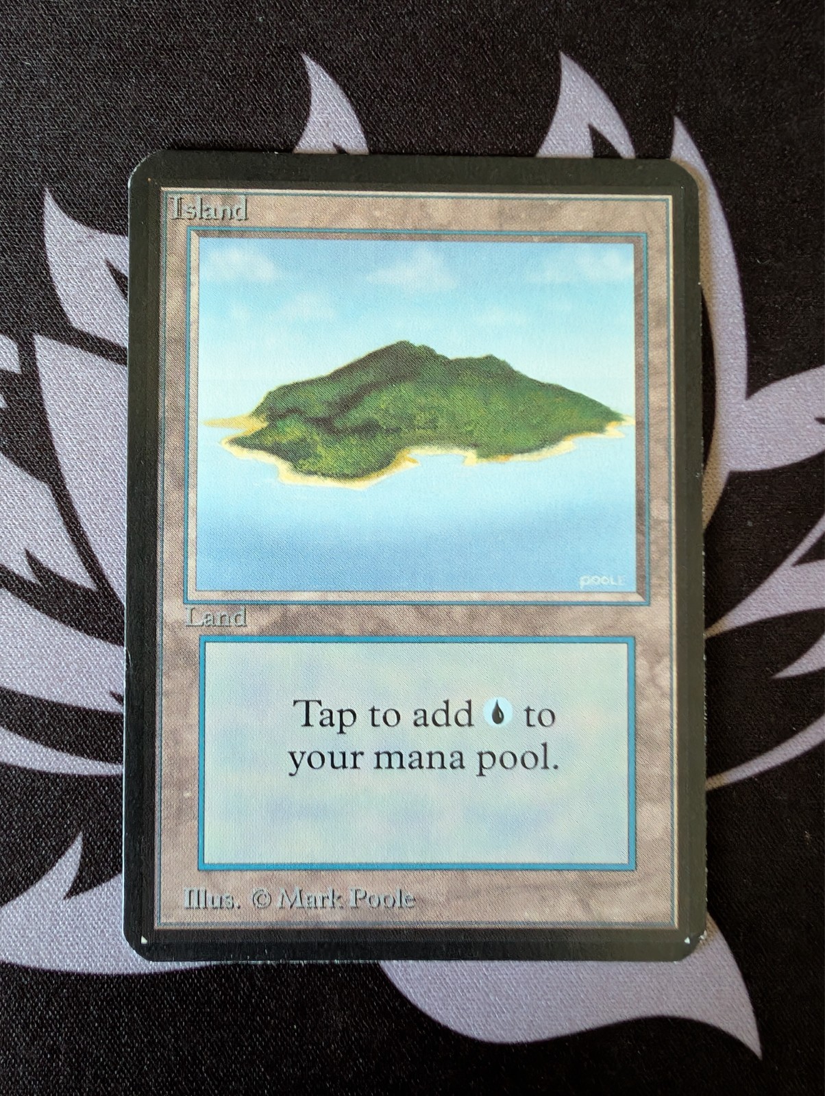 Island (B)(Blue) ~ Alpha [Slightly Played][Magic MTG]