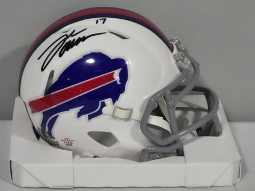 Josh Allen Signed Autographed Buffalo Bills Mini Helmet  COA