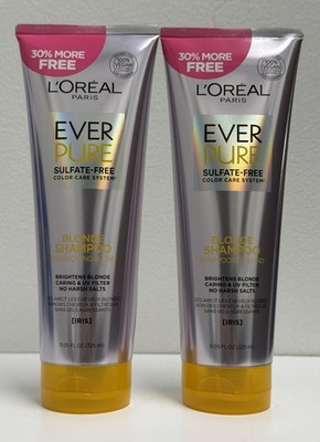 L'Oréal 11.05 Oz Ever Pure Sulfate Free Iris Blonde Shampoo 2 Pack