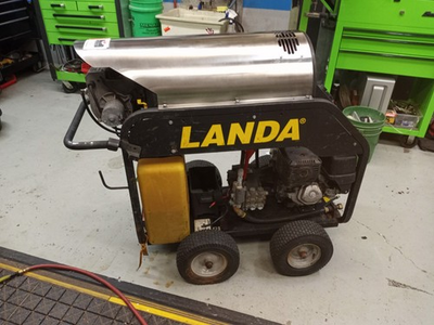 #ad Landa heated pressure washer refurbished $4000.00