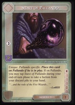 Stave of Pallando - The White Hand - Middle-Earth CCG