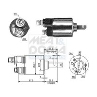 Meat & Doria Magnetschalter Starter FüR Honda CRX III EH EG 1.6 Esi ED EE