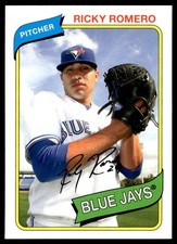 2012 Topps Archives Ricky Romero Toronto Blue Jays #103