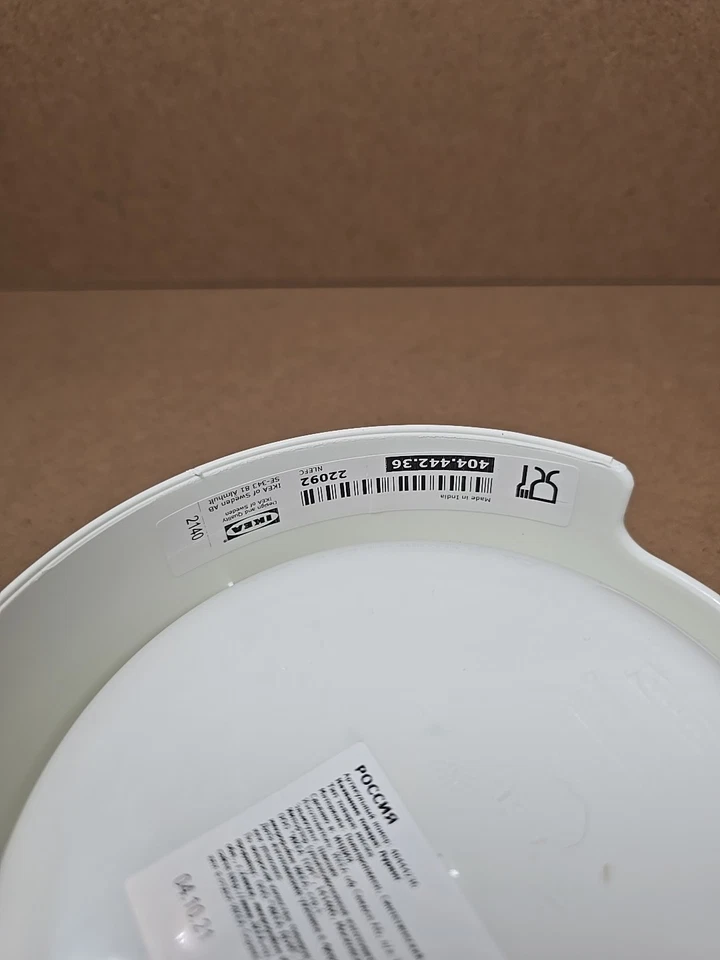 IKEA LURVIG Pet Bowl, White 404.442.36 NEW - Image 3 of 4