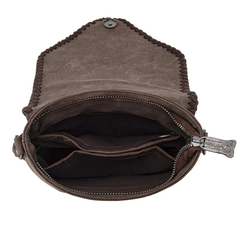 Trinity Ranch Fringe Hair-On Cowhide Crossbody - Image 4 of 4