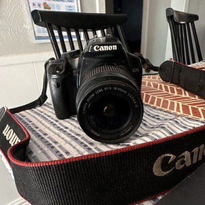 Canon EOS Rebel XSi 10.1MP Digital SLR Black w/ EF-S 18-55mm IS Lens
