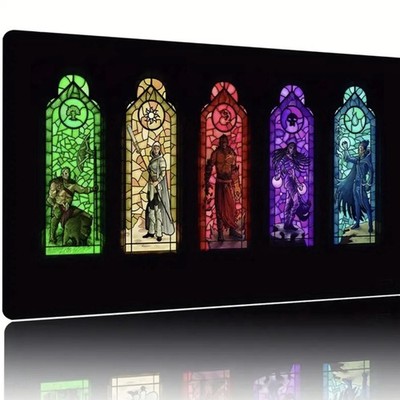 Dark Challenge MTG Playmat   Rutschfeste Premium Spielmatte mit Artwork