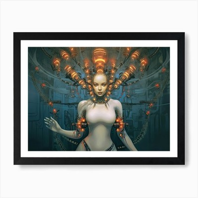 The Singularity 18 Kunstdruck gerahmt Wandbild Poster Leinwanddruck Bild