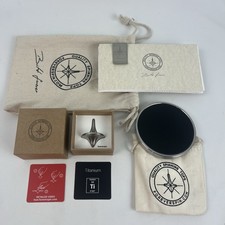 FOREVERSPIN TITANIUM SPINNING TOP w/ Money Clip  Base