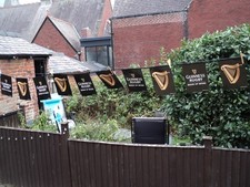 GUINNESS RUGBY MADE OF MORE ADVERTISING BUNTING 10x21x30mm CARD FLAGS APPROX 3M