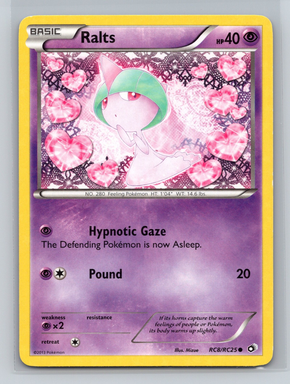 Legendary Treasures: Radiant Collection Ralts - LP #RC8/RC25 11903