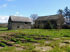 Photo 6x4 Stone barns, Magheracoltan Newtownstewart Pictured along Coolag c2018