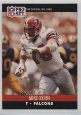 1990 Pro Set Mike Kenn #428 17qs