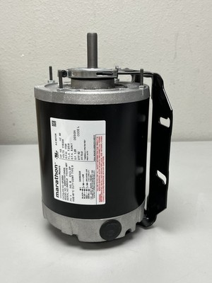 Marathon 1/2HP LEESON 1725RPM 48Y ODP 1PH RESILIENT BASE FAN MOTOR GF2054