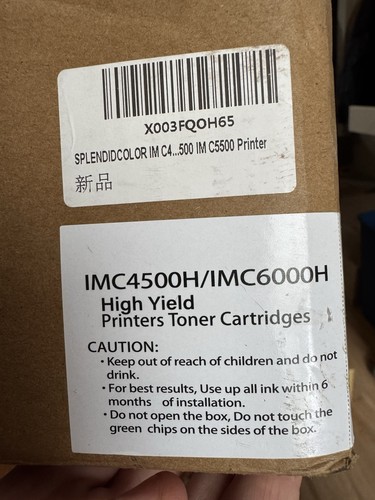 Richoh IM C4500 IM C6000 Toner Wkład do drukarki Duża pojemność Wspaniały kolor - Zdjęcie 2 z 12