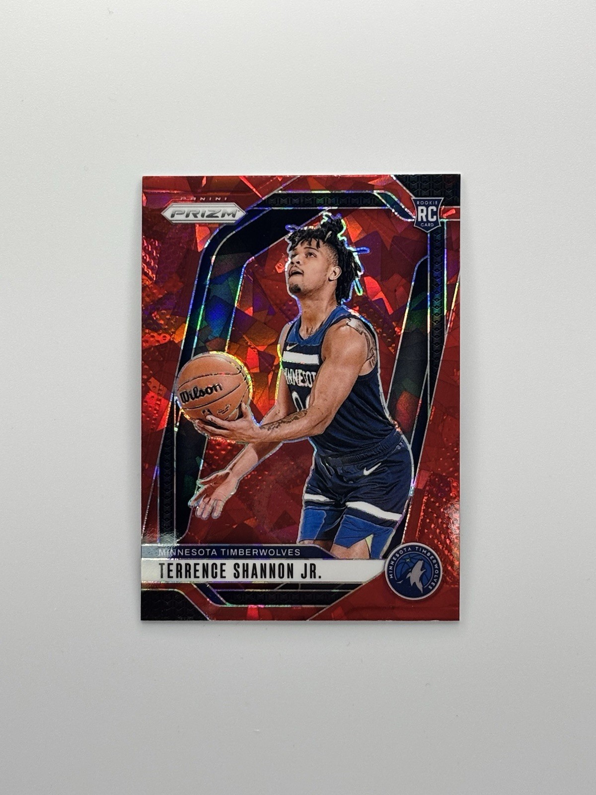 2024-25 Panini Prizm Terrence Shannon Jr. #224 Red Ice Prizm (RC) Rookie