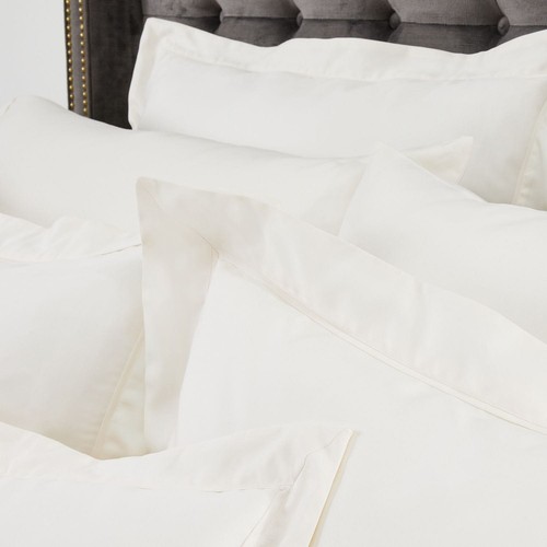 Sferra 5805 Marialva Cotton Silk King Sham Ivory - NWT $225 - Picture 2 of 2