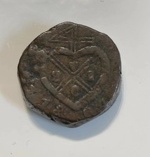British India, Bombay Presidency, 1804 2 Pice, 21.2g, Good Fine, Scarce