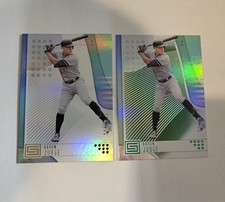 2- Aaron Judge 2020 Chronicles Status Cards ✨️ (1- Green Foil SP & 1- Base)