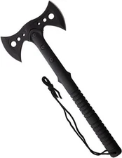 ElitEdge Tactical Axe Black Finish Stainless Steel Head Nylon Handle - A-AXE9D
