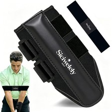Golf Wrist Training Aid Improve Swing Technique for Men Medium, black