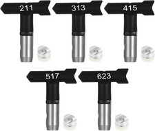 Graco Paint Sprayer Tips, 5 Pcs Airless Paint Sprayer Tips Set 211/313/415/5...