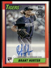 2025 Topps Series 2 Baseball 1990 Auto Brant Hurter #90B2-BH RC Rookie