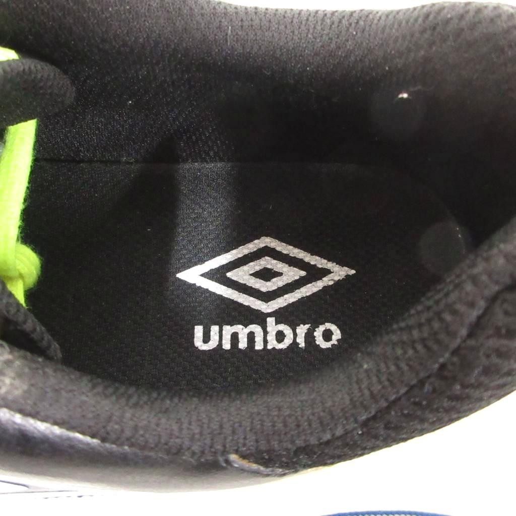 UMBRO Men Sneakers 9US/27cm Black Yellow Mesh Quilted Used Condition B View 4