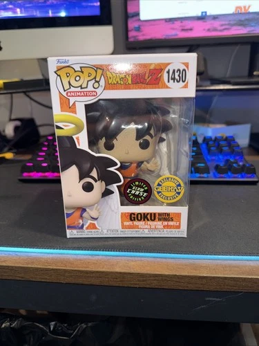 Funko POP! Animation: Dragon Ball Z Goku With Wings (Flocked) Geekay #143